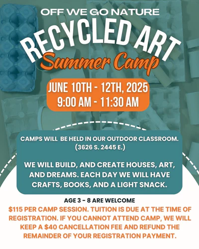 Recycled Art Summer Camp - June 10-12, 2025