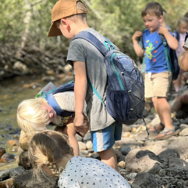 Children playing outdoors