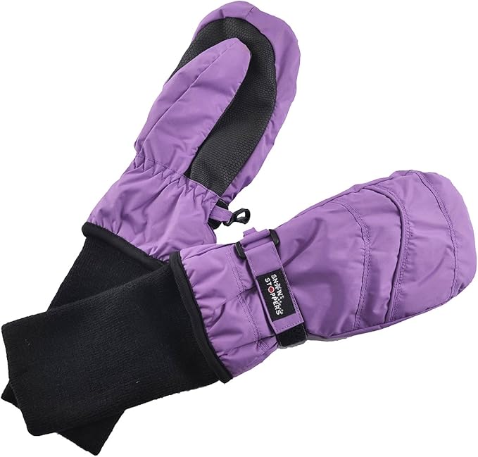 SnowStoppers Kids Waterproof Long Cuff Winter Mittens